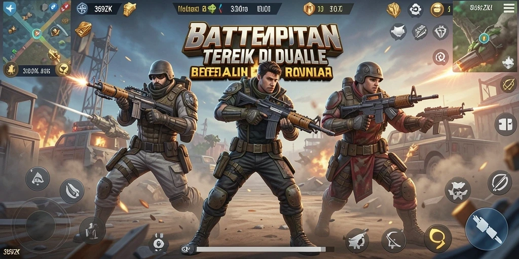 Gameplay menarik dari 369ZK dalam aksi Battle Royale.