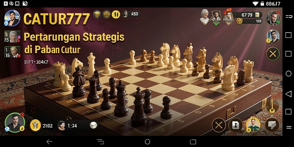 Tampilan gameplay mendebarkan di CATUR777 yang menunjukkan momen strategis.