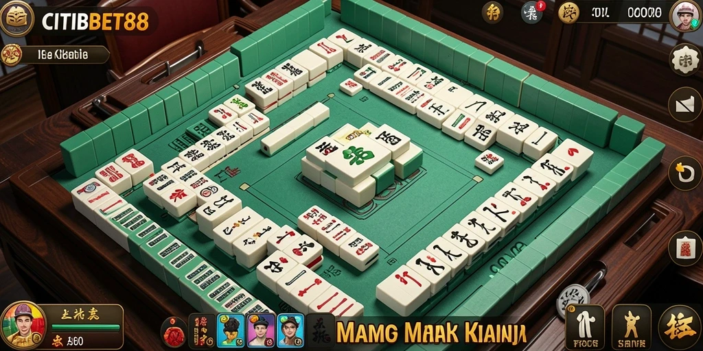 Tampilan gameplay menarik dari CITIBET88 yang menampilkan aksi Mahjong.