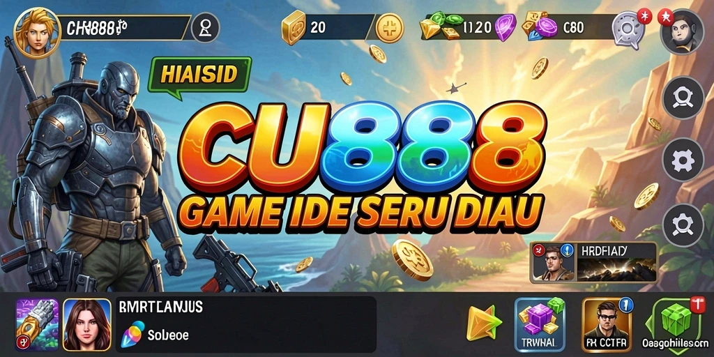 Tampilan gameplay CU888 yang menawan dan interaktif.