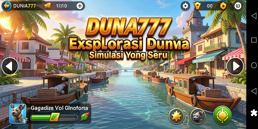 Tampilan gameplay DUNIA777 yang menarik dan interaktif.