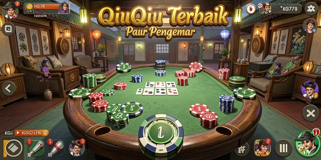 Screenshot KG778 menampilkan antarmuka permainan QiuQiu yang menarik.