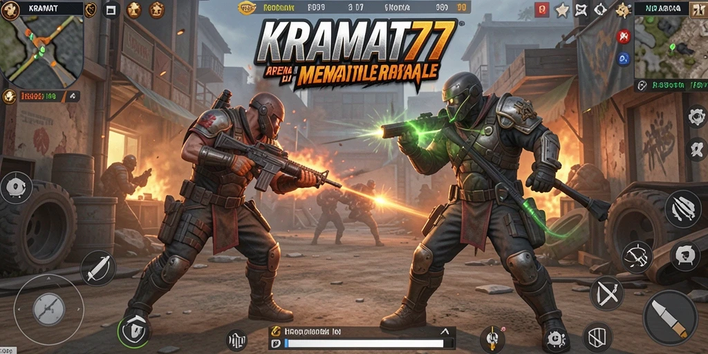 Tampilan atraktif dari gameplay KRAMAT77 yang mendebarkan.
