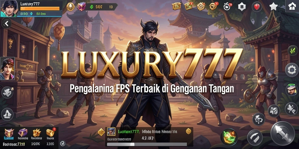 Screenshot gameplay LUXURY777 menampilkan aksi tembak-menembak yang intens dan mendebarkan.