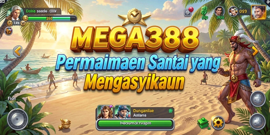 Tampilan gameplay MEGA388 yang menghibur dan menyenangkan.