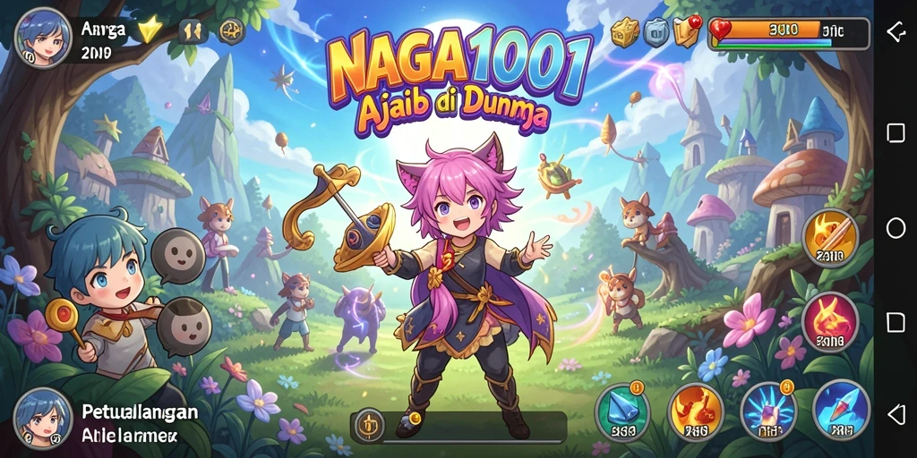 Tampilan gameplay yang menarik dan penuh aksi di NAGA1001.