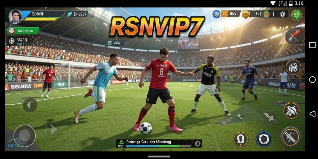 Tampilan gameplay seru RSNVIP7 dalam pertandingan olahraga.