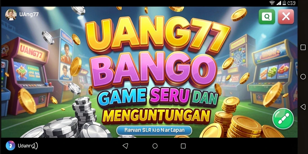 Tampilan gameplay menarik dari UANG77 dengan momen seru Bingo.