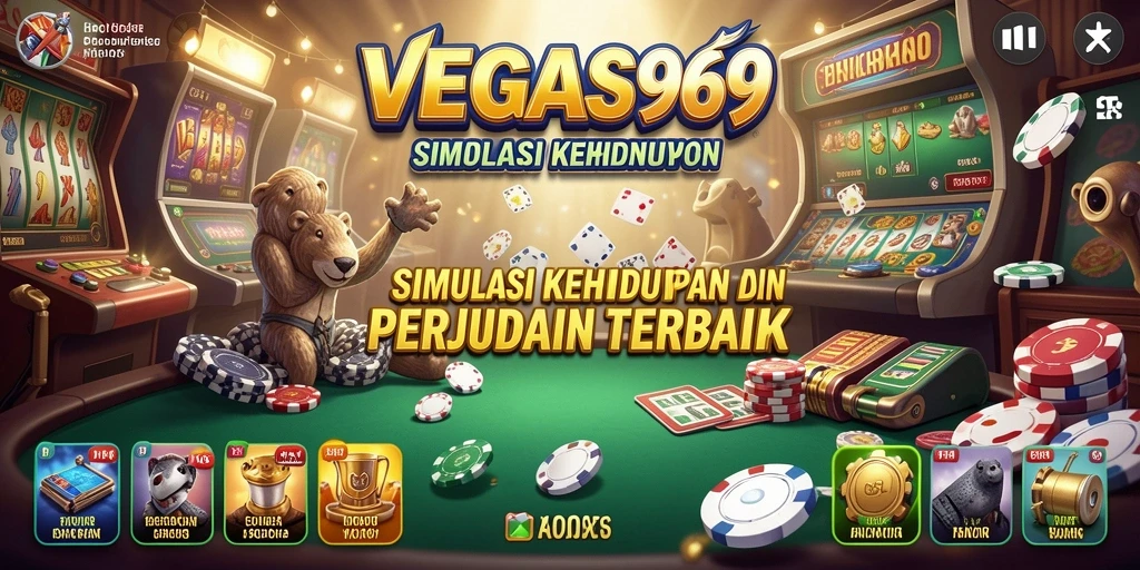 Tampilan gameplay menarik dari VEGAS969 yang menunjukkan suasana kasino.