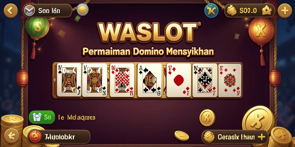 Gameplay dominonya yang seru dengan grafik menarik.